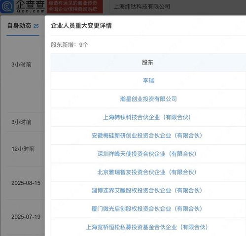 小米旗下瀚星創(chuàng)投入股緯鈦機(jī)器人，加速人工智能行業(yè)應(yīng)用布局
